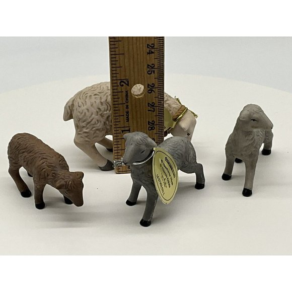 Thomas Kinkade Replacement Nativity Replacement Animals One Sheep, Three Lambs - Picture 14 of 16